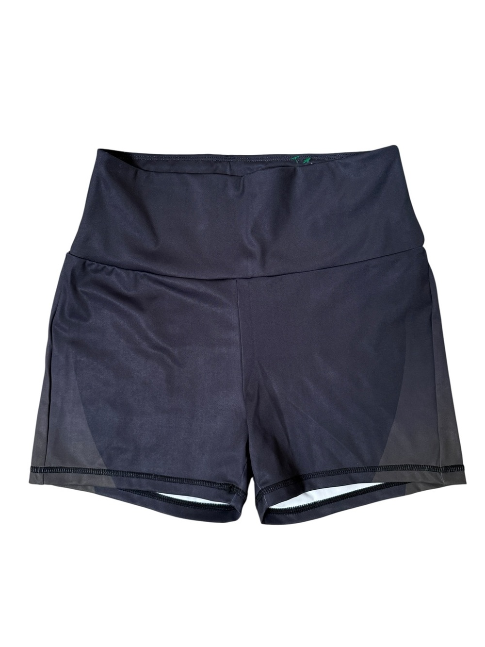 Medium High-Rise Black Women’s Athletic Shorts